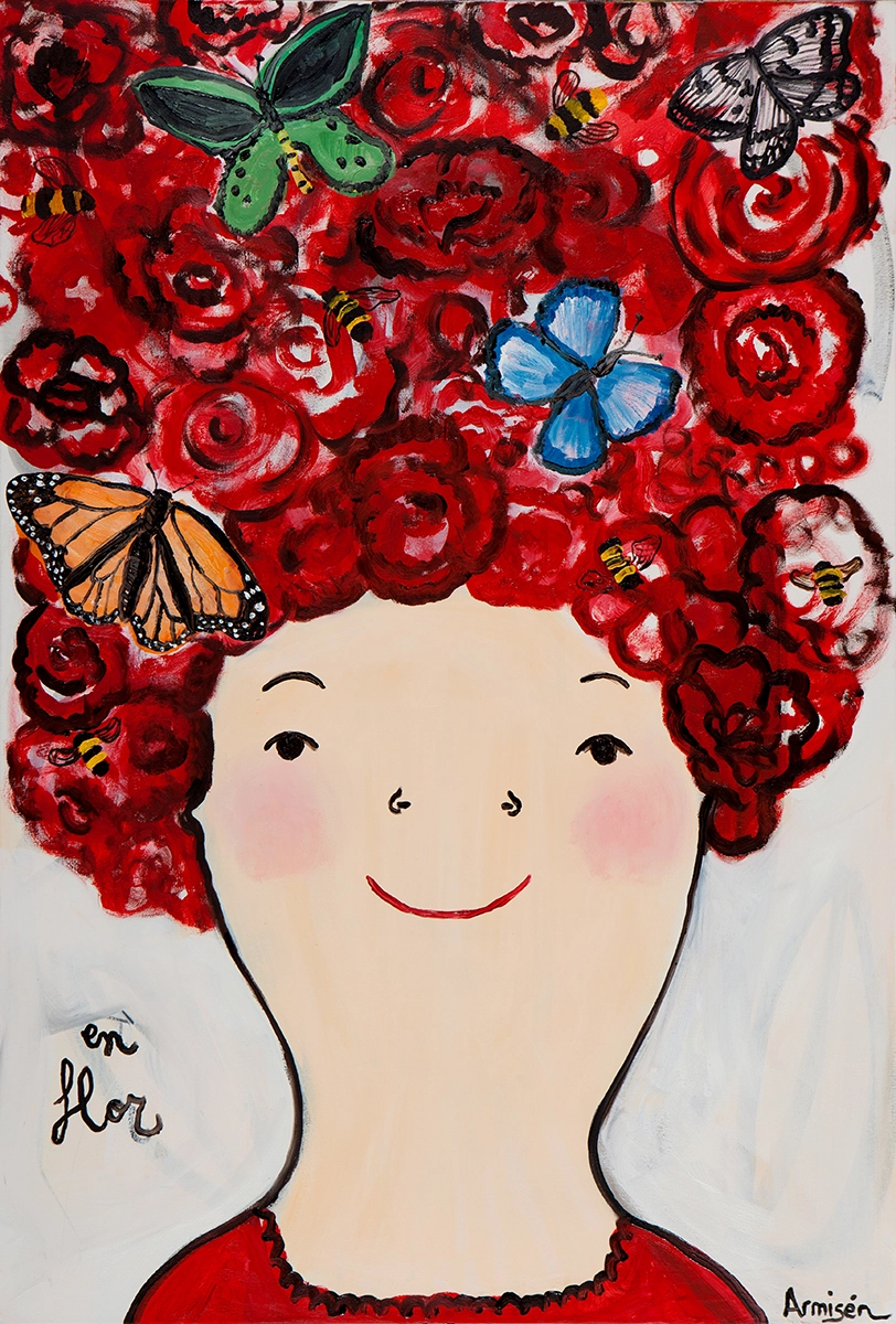En flor