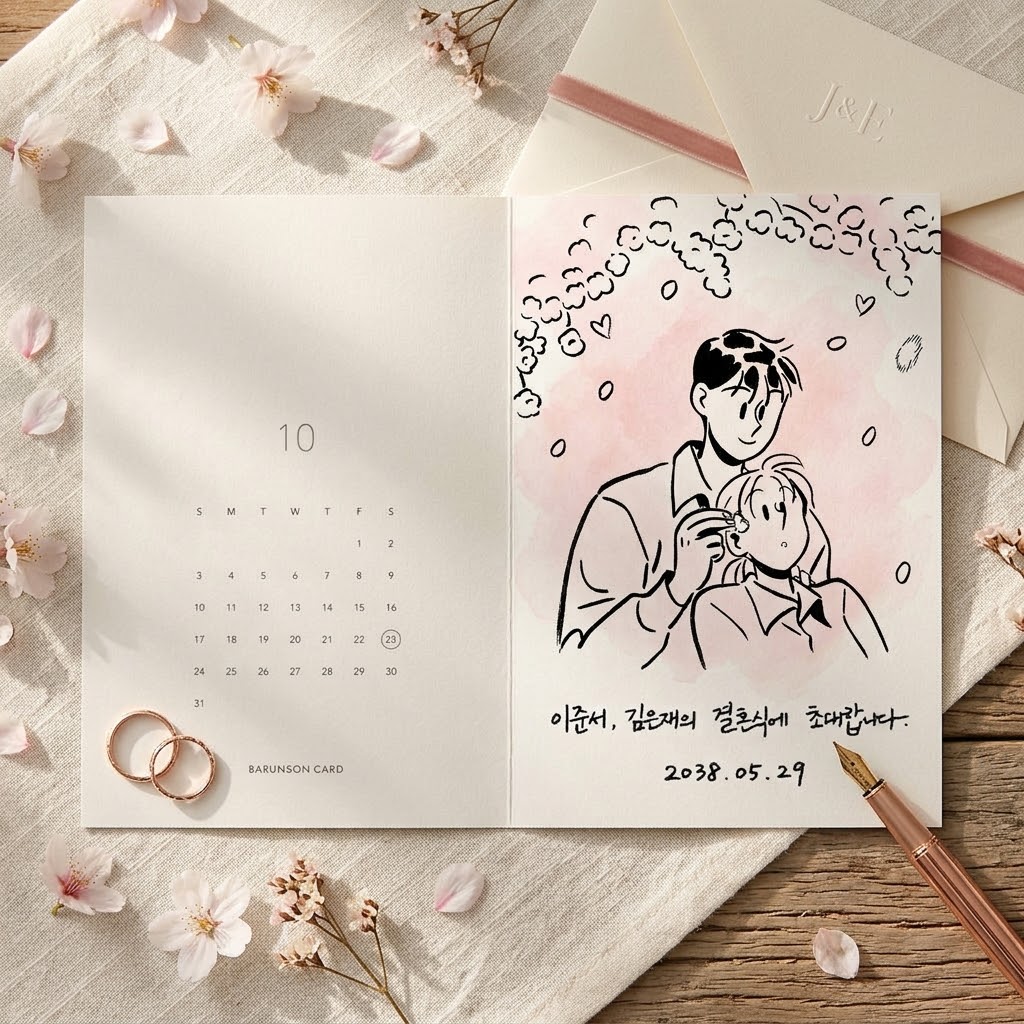 청첩장(Wedding Invitation) & 프리미엄 답례품 세트